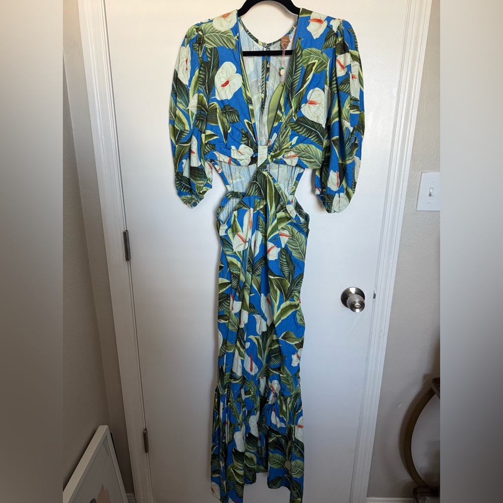 FARM Rio Anthurium Garden Maxi Dress - Picture 2 of 2